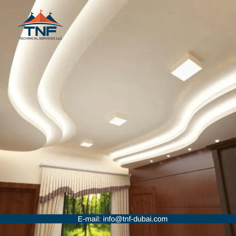 Gypsum False Ceiling Contractors Company Dubai