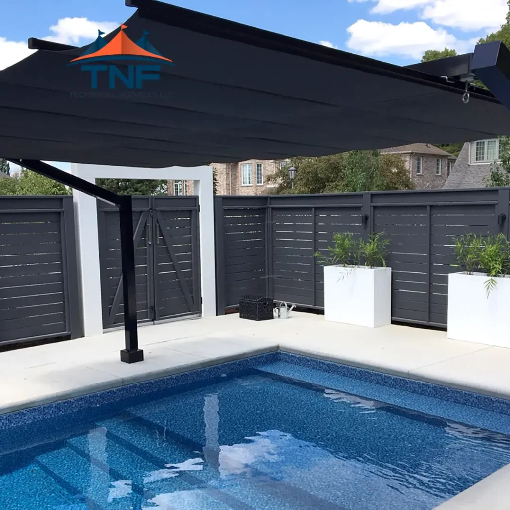 Retractable Swimming Pools Shades